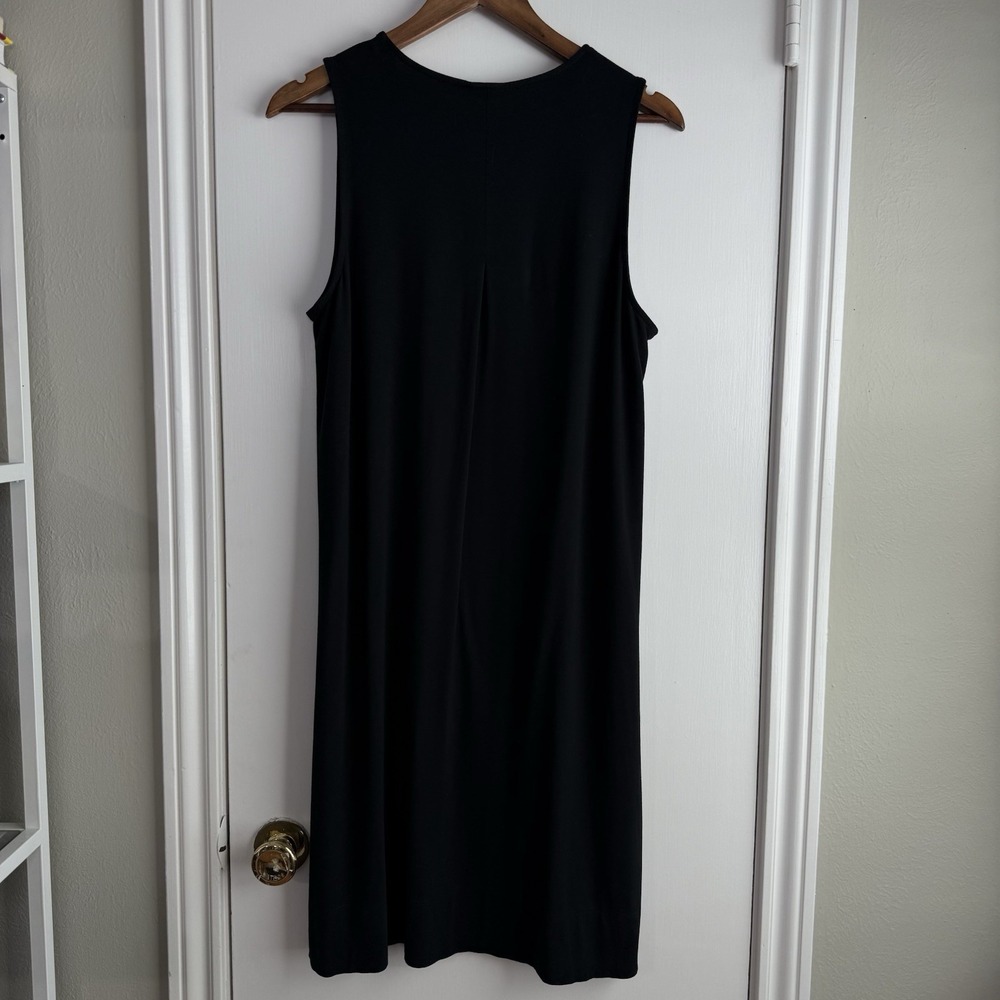 J Jill Wearever M Black Dress Stretch Capsule Minimalist Everyday Comfort Soft